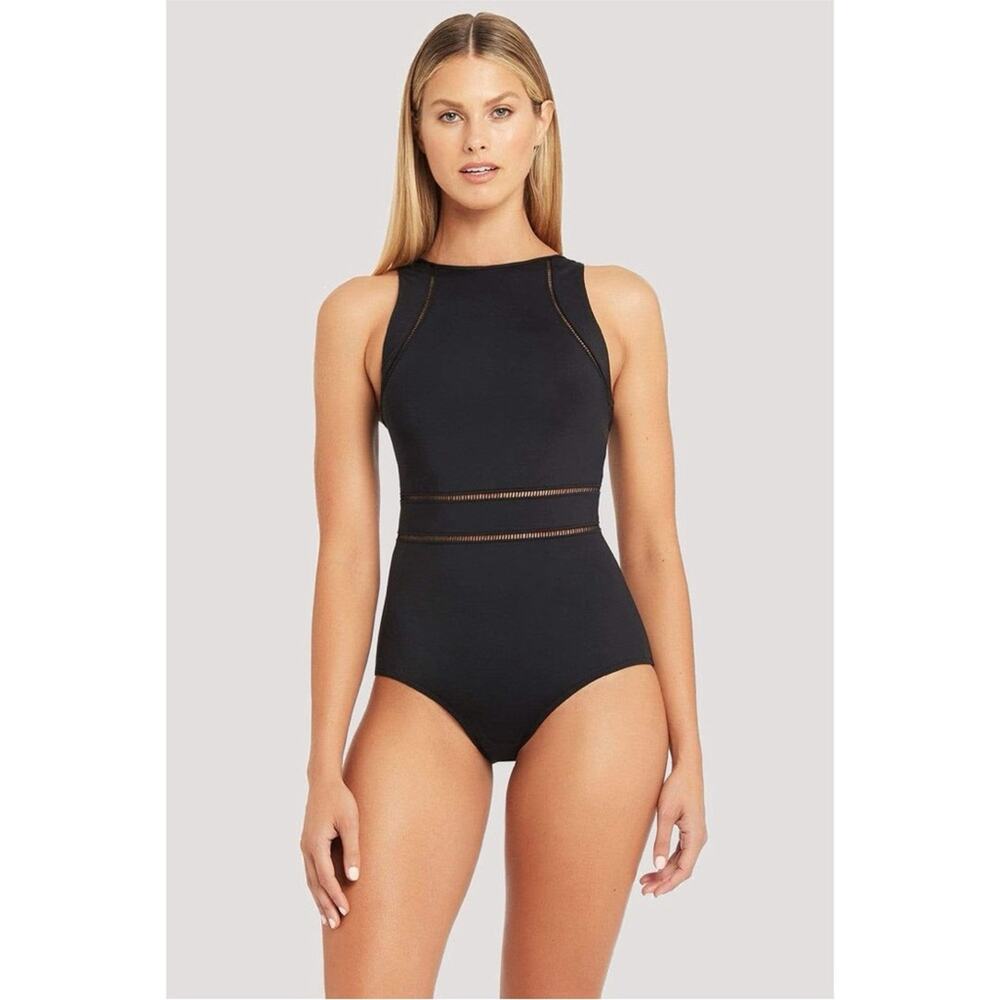 Sea Level High Neck One Piece Swimsuit Nwot